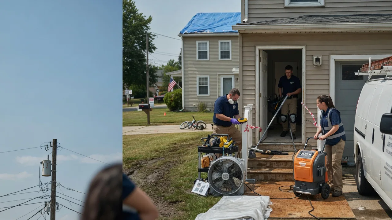 Water Damage Repair in Curryville, PA near me